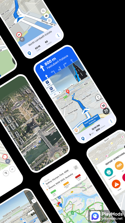 GPS Maps Navigation  Traffic screenshot image 2_Popularmodapk.com