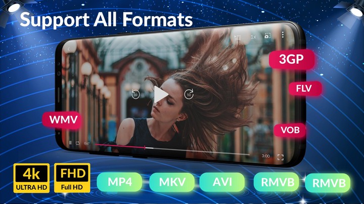 Video Player: Media Player screenshot image 2_Popularmodapk.com