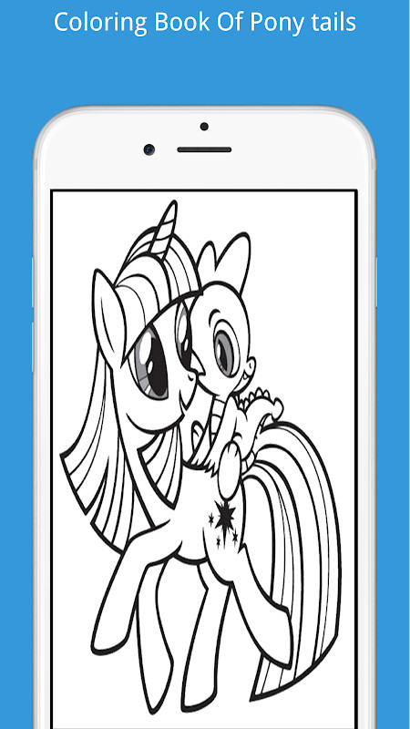 Coloring Book Of Pony tails screenshot image 1_Popularmodapk.com