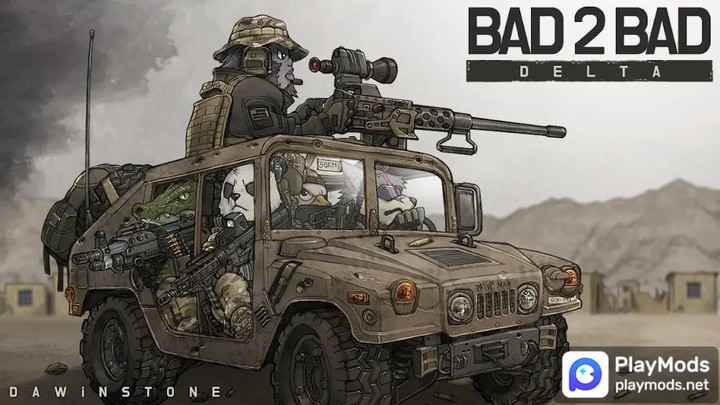 BAD 2 BAD: DELTA (Free experience of gold and silver cards) screenshot image 1_Popularmodapk.com