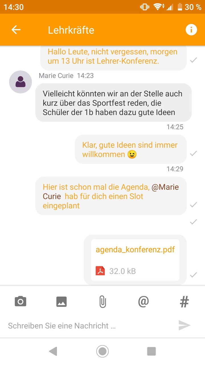 Untis Messenger screenshot image 2_Popularmodapk.com