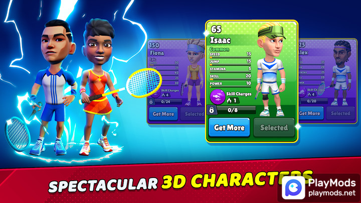 Badminton Clash 3D<span>(No Ads Free Rewards)</span> screenshot image 5_Popularmodapk.com