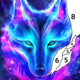 Wolf Coloring Book Color Game1.8_rowtechapk.com