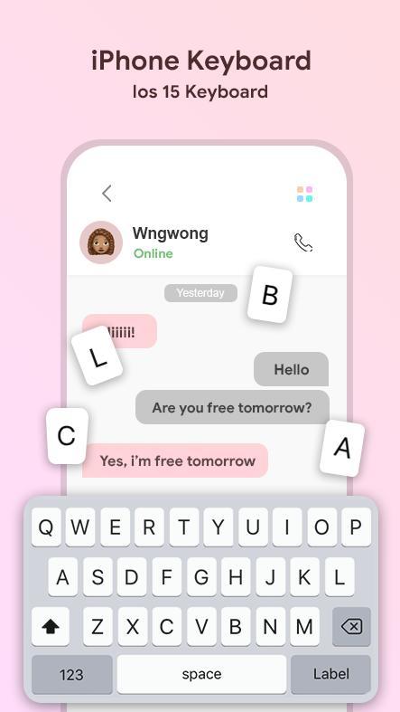 iPhone Keyboard screenshot image 10_funmod.online