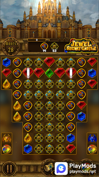 Jewel Secret Castle: Match 3<span>(Unlimited)</span> screenshot image 2_Popularmodapk.com