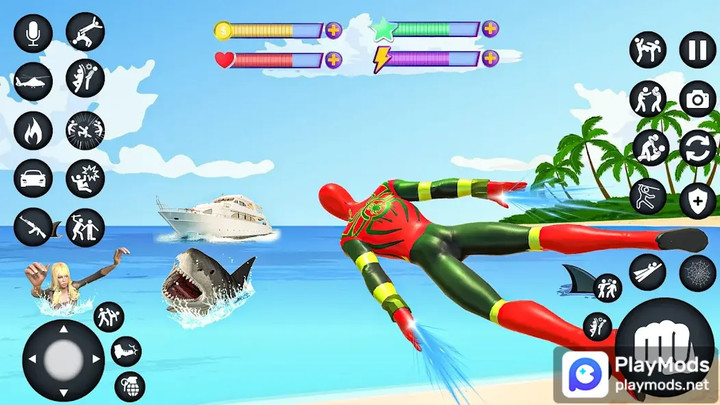 Spider Rope Hero : Spider Game<span>(Speed change)</span> screenshot image 5_Popularmodapk.com