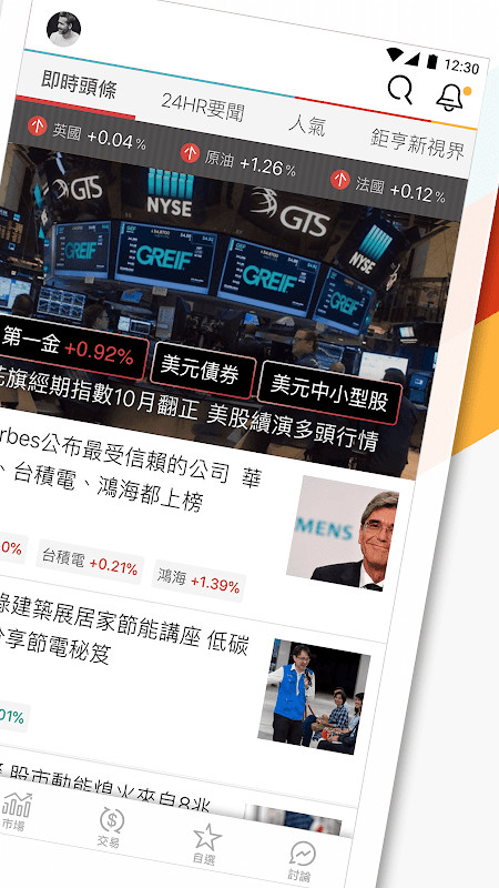 鉅亨財經新聞 screenshot image 5_Popularmodapk.com