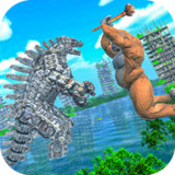 Gorilla vs Kaiju City Rampage1_rowtechapk.com