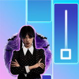 Wednesday Addams Piano Tiles1_rowtechapk.com