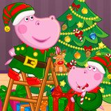 Santa Hippo: Christmas Eve1.3.7_rowtechapk.com