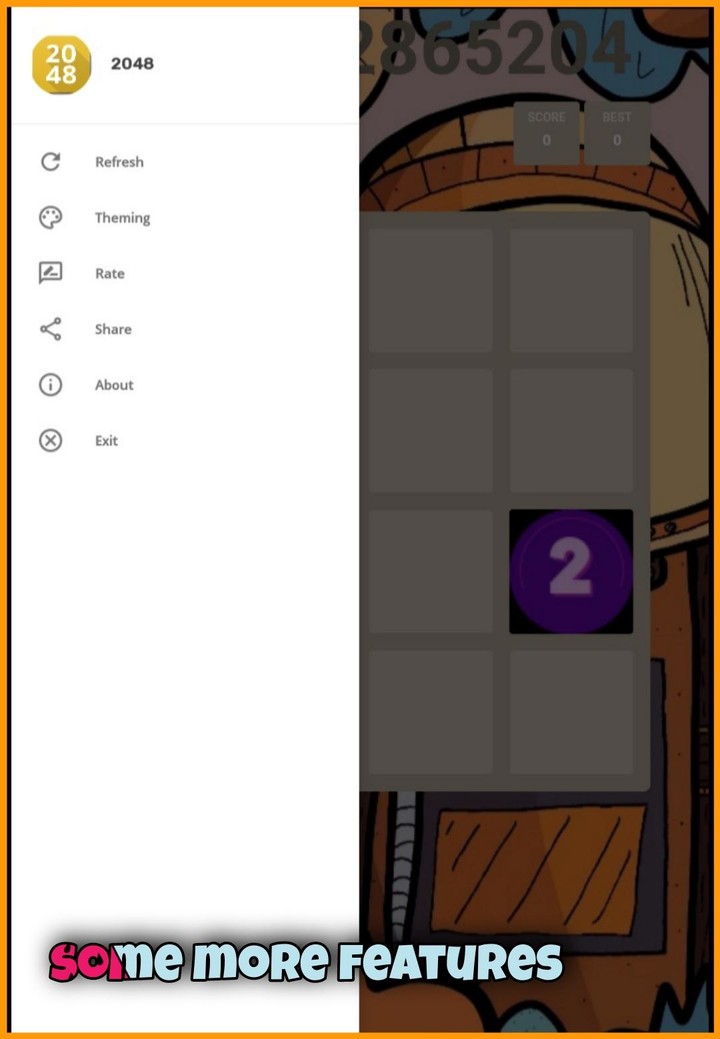 2048: merge numbers screenshot image 4_Popularmodapk.com