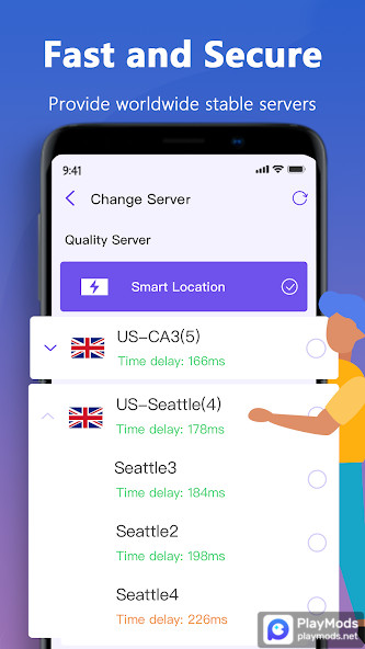 SooFast VPN - Ulimited Proxy<span>(Unlimited money)</span> screenshot image 6_Popularmodapk.com