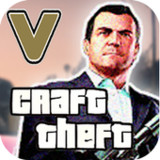 Theft Craft Autos GTA 5 ,MCPE0.1_rowtechapk.com