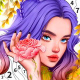 Flower Girl Color by Number1.4_rowtechapk.com