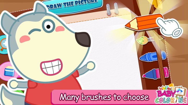 Wolfoo's Drawing Doodle, Color screenshot image 5_Popularmodapk.com