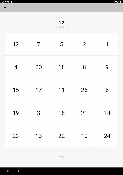 Schulte table: speed reading screenshot image 4_Popularmodapk.com