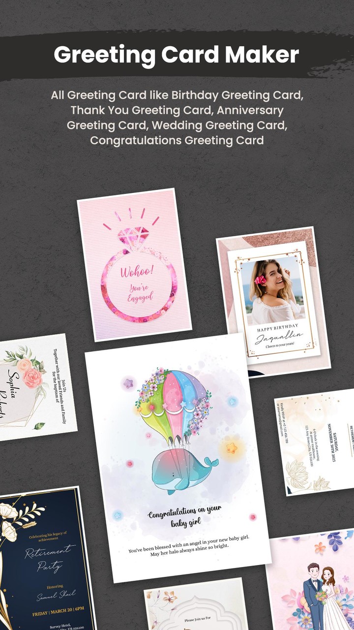 Invitation Maker, Card Maker screenshot image 5_Popularmodapk.com