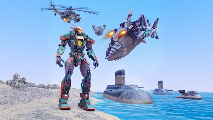 Navy Submarine War Robot Games screenshot image 15_Popularmodapk.com