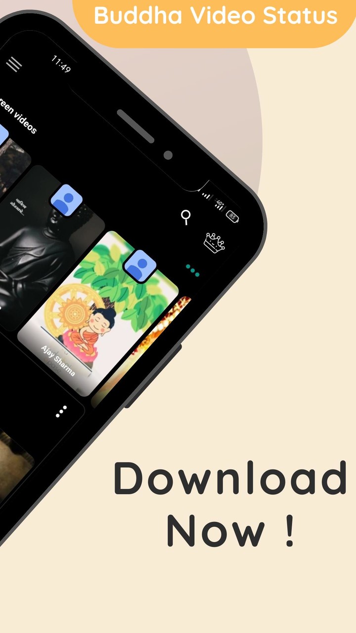 Buddha: Video Status screenshot image 2_Popularmodapk.com