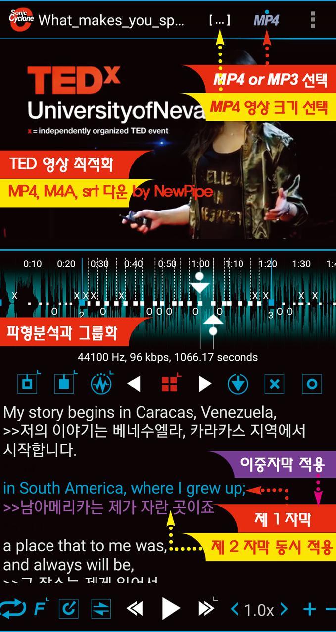 파형분석구간반복학습기 Sonic Cyclone Lite screenshot image 2_Popularmodapk.com