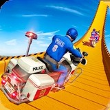 警车超级斜坡特技赛破解版<span>(mod)</span>2.1_rowtechapk.com