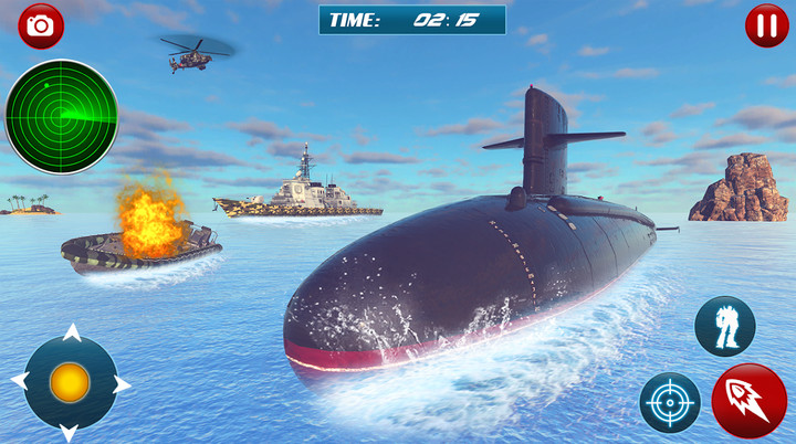 Navy Submarine War Robot Games screenshot image 8_Popularmodapk.com