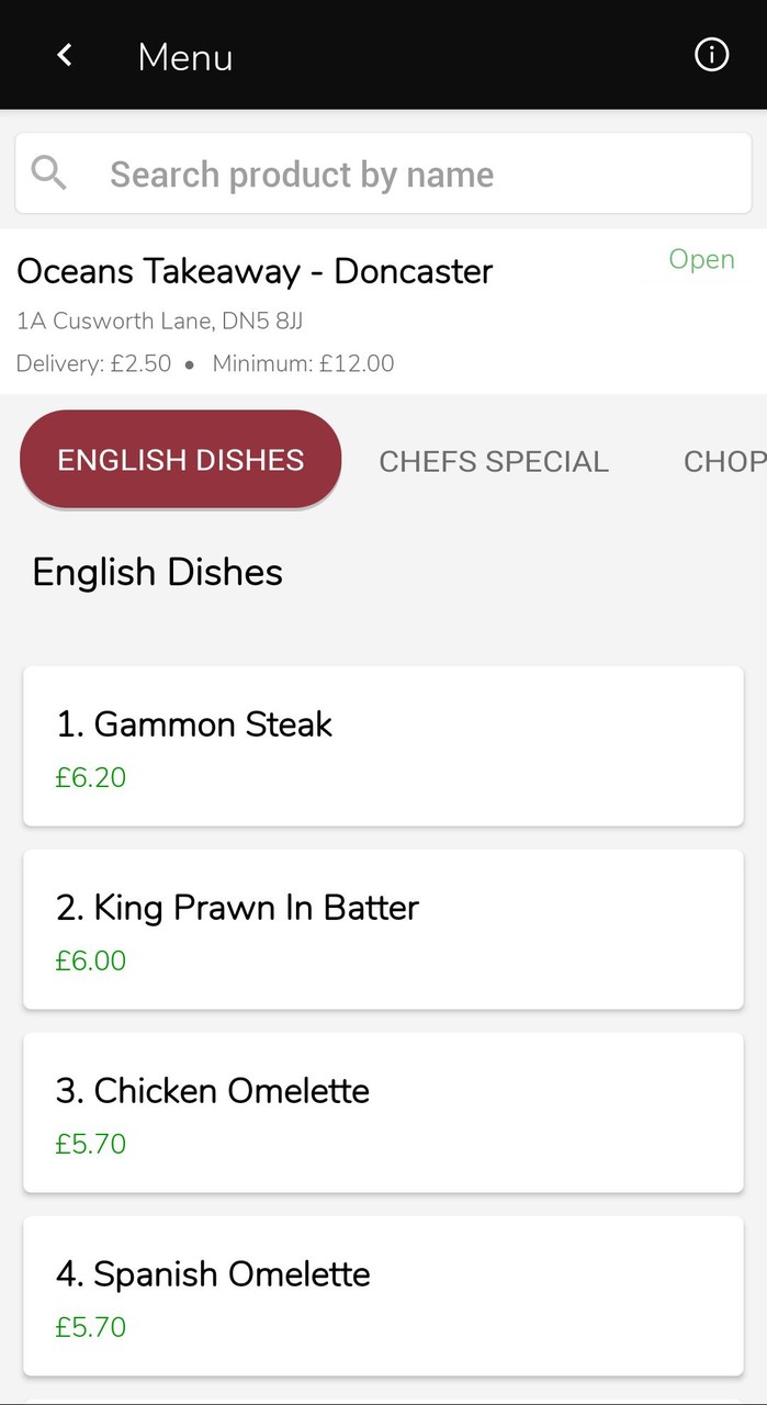 Oceans Takeaway screenshot image 4_Popularmodapk.com