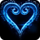 Blue Heart Full HD Wallpaper1.07_rowtechapk.com
