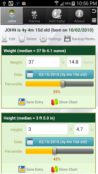 Growth Chart Pro<span>(Paid for free)</span> screenshot image 1_Popularmodapk.com