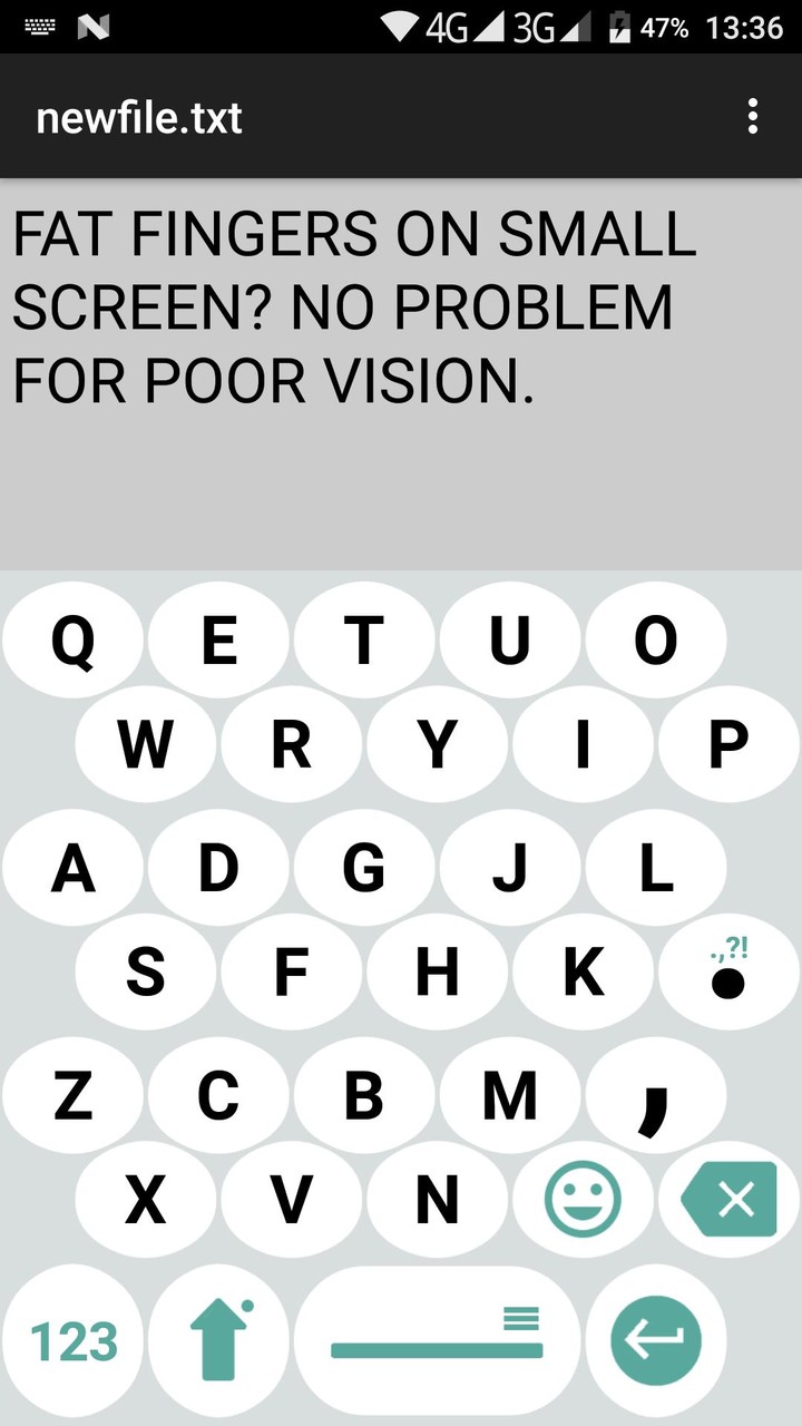1C Big Keyboard screenshot image 4_Popularmodapk.com