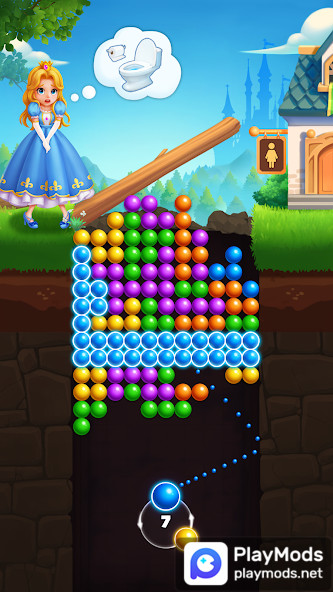 Bubble Shooter Royal Pop<span>(Unlimited Resources)</span> screenshot image 1_Popularmodapk.com