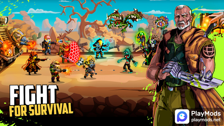 SURVPUNK - Epic war strategy in wasteland(MOD) screenshot image 1_Popularmodapk.com