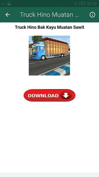 Mod Truck Hino Muat Sawit screenshot image 29_Popularmodapk.com