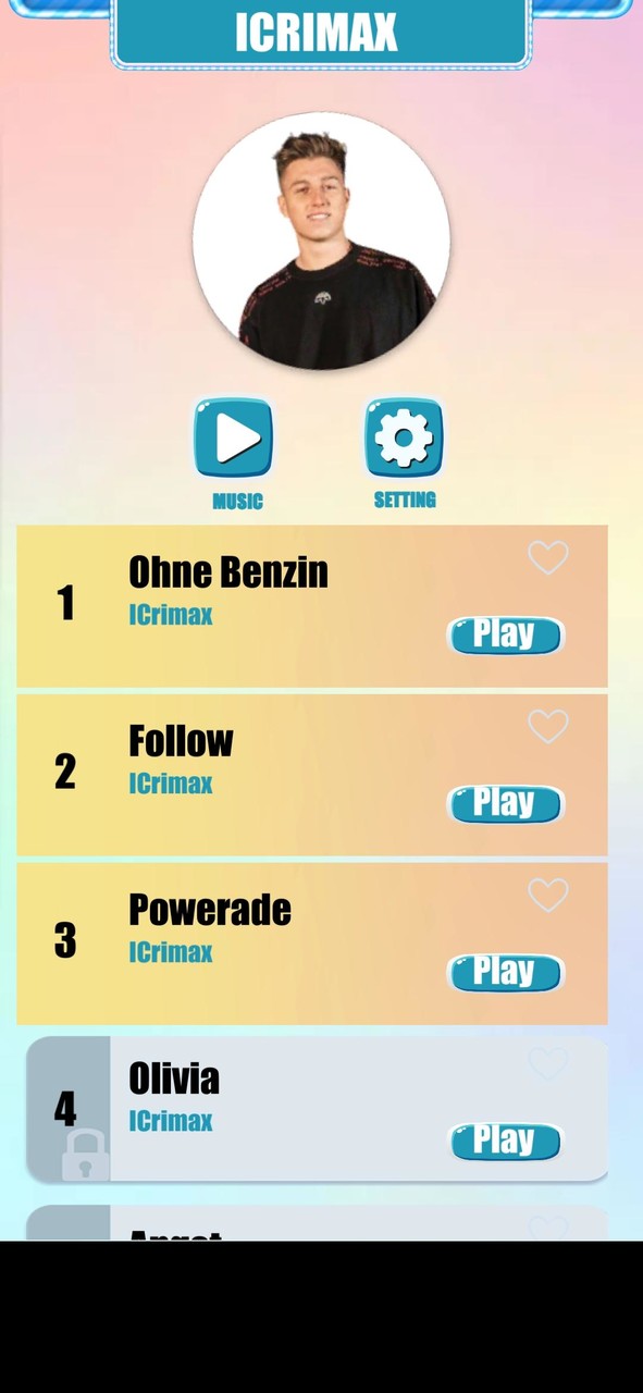 icrimax Music Tiles Game screenshot image 1_Popularmodapk.com