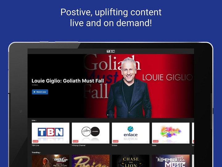 TBN: Watch TV Shows & Live TV screenshot image 1_Popularmodapk.com