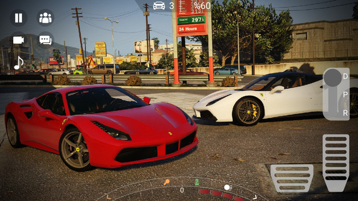 Supercars Extreme Ferrari 488 screenshot image 1_Popularmodapk.com