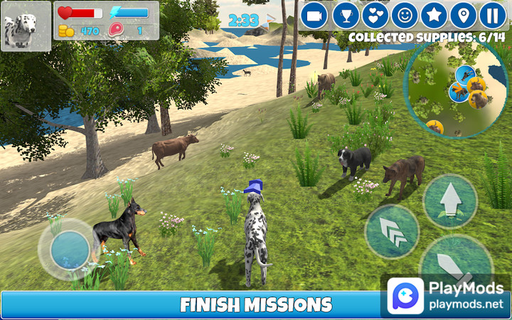 Dog Simulator 3D(MOD) screenshot image 2_Popularmodapk.com