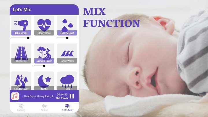 White Noise Baby Sleep: Lullin screenshot image 31_Popularmodapk.com