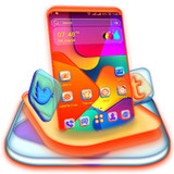 Abstract Color Tiles Launcher Theme1.0.2_rowtechapk.com