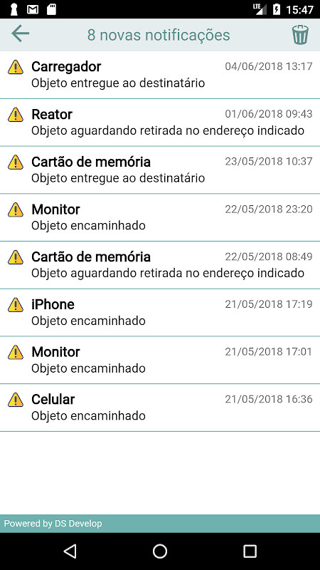 Rastreio Fácil (rastreamento correios) screenshot image 8_Popularmodapk.com