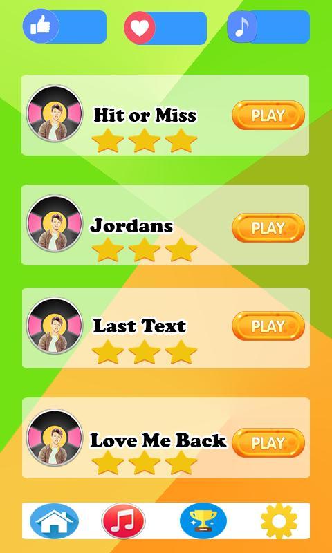 Jacob Sartorius Piano Tiles screenshot image 2_Popularmodapk.com