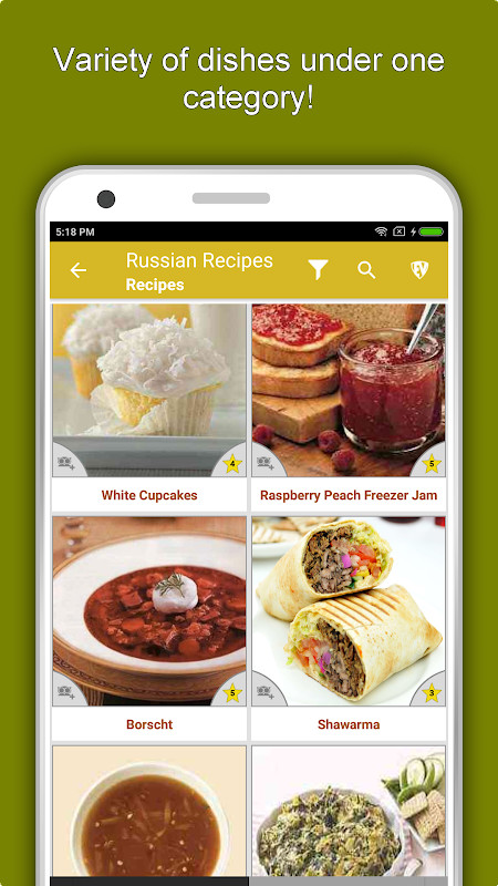 Russian Food Recipes Offline screenshot image 4_Popularmodapk.com