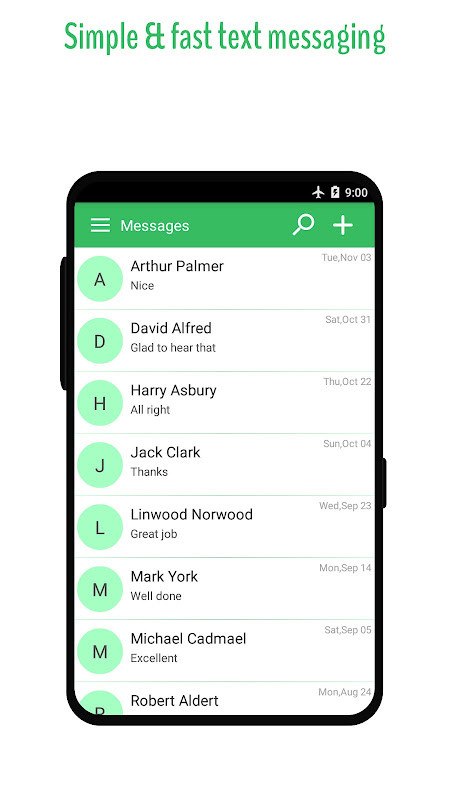 SMS text messaging app screenshot image 7_Popularmodapk.com