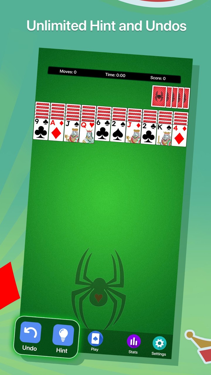 Spider Solitaire screenshot image 3_Popularmodapk.com