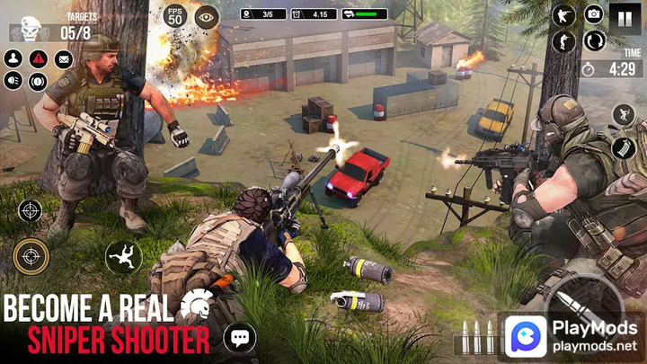 Offline Sniper Shooting Games<span>(unlimited money)</span> screenshot image 4_Popularmodapk.com