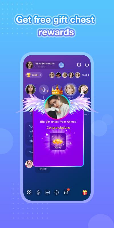 Hey U - live video voice chat screenshot image 8_Popularmodapk.com