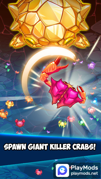 Crab War : Idle Swarm Evolution(Unlimited gems) screenshot image 4_Popularmodapk.com