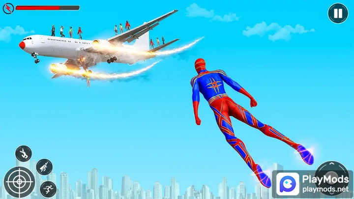 Spider Hero: Rope Hero Games<span>(No Ads)</span> screenshot image 2_Popularmodapk.com