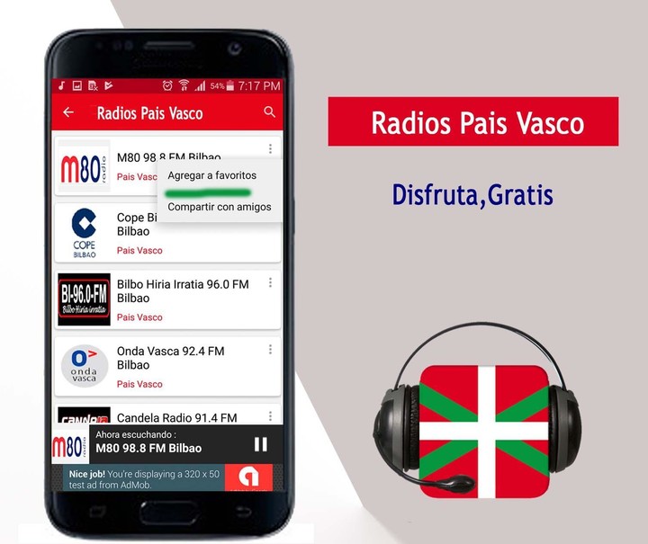 Radios País vasco Spain screenshot image 7_Popularmodapk.com