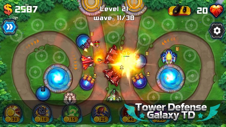 Tower Defense: Galaxy TD screenshot image 2_Popularmodapk.com